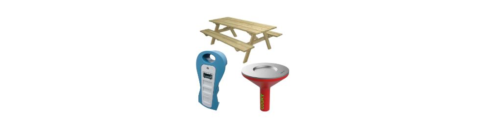 Équipement professionnel pour camping