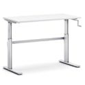 Table de travail à hauteur ajustable manuellement		