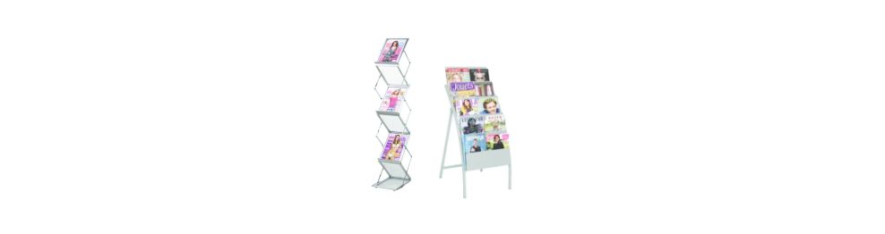 Présentoir brochures sur pied