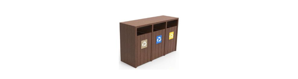 Poubelle plastique recyclé