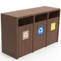 Poubelle plastique recyclé