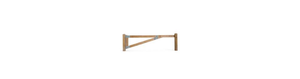 Barrière Pivotante Bois