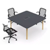 Table et chaises de réunion