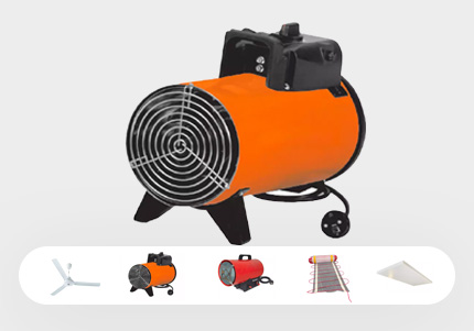 chauffage professionnel pour industries